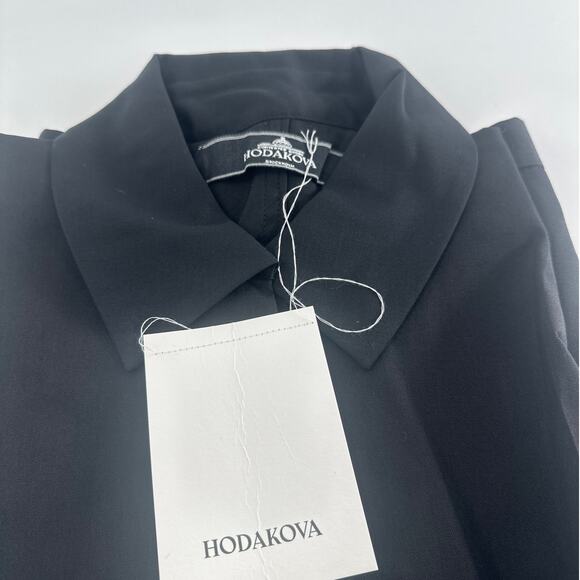 HODAKOVA Women's Black Upside Down Trouser Vest Size L - Picture 6 of 10